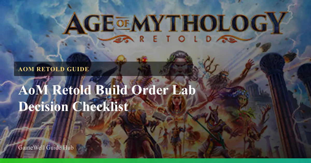 AoM Retold Build Order Lab Decision Checklist